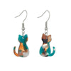 Cute Cat Arylic Women's Drop Earrings