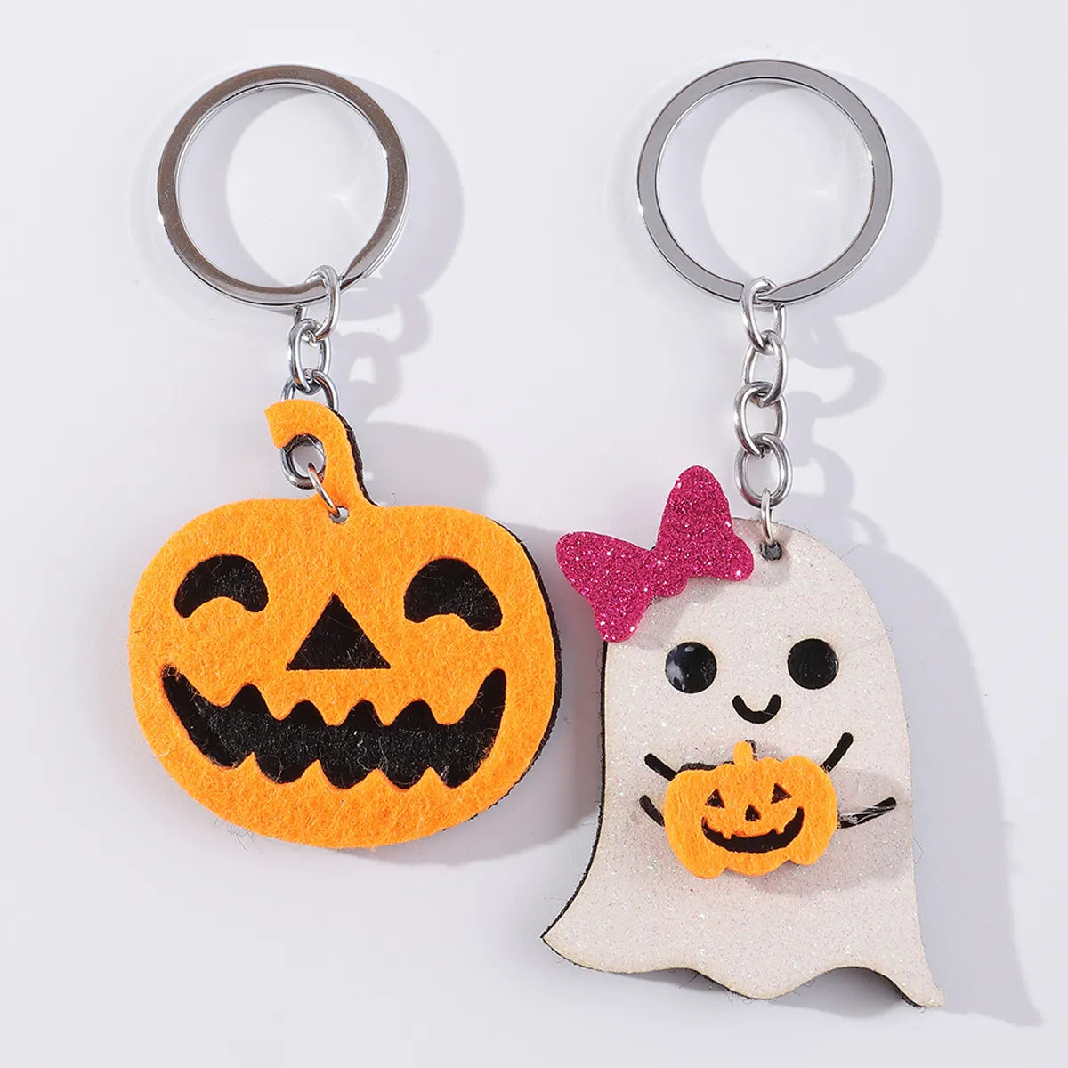 Cute Cat Bat Ghost Pumpkin Keychain Wholesale Nihaojewelry