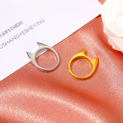 Cute Cat Ear Opening Ring