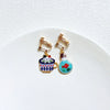 Cute Cat Metal Enamel Women'S Drop Earrings 1 Pair