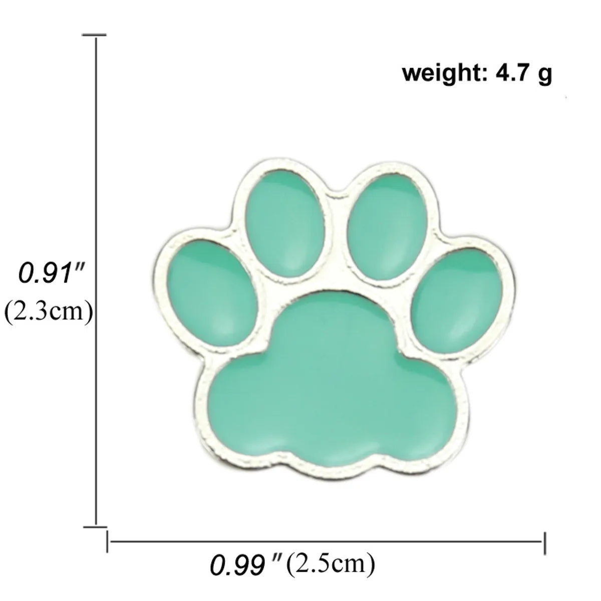 Cute Cat Paw Brooch Small Footprint Badge Drip Oil Collar Pin