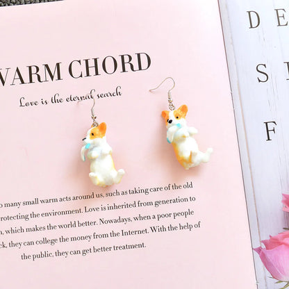 Cute Cat Soft Clay Drop Earrings