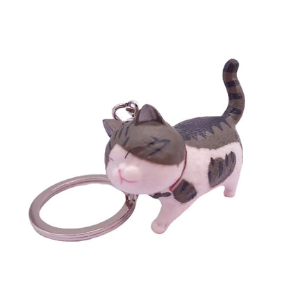 Cute Cat Vinyl Women'S Keychain 1 Piece