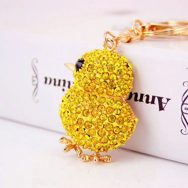 Cute Chick Alloy Women'S Bag Pendant Keychain