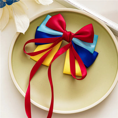 Cute Children'S Hair Accessories Princess Ribbon Bowknot Hair Clip