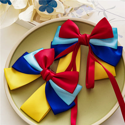 Cute Children'S Hair Accessories Princess Ribbon Bowknot Hair Clip