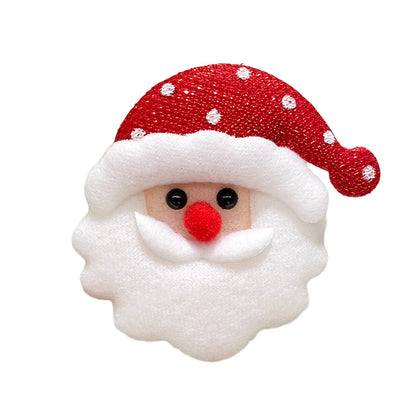 Cute Christmas Christmas Tree Santa Claus Alloy Women'S Brooches