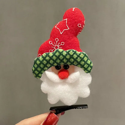 Cute Christmas Hat Alloy Hair Clip