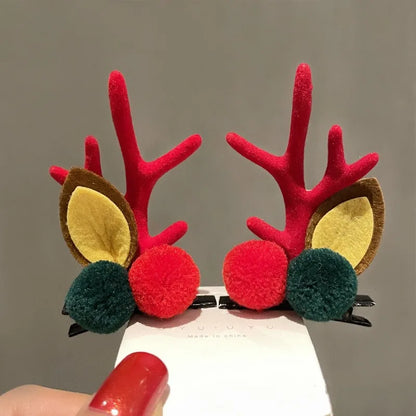 Cute Christmas Hat Alloy Hair Clip