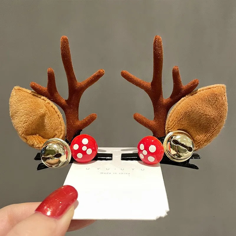 Cute Christmas Hat Alloy Hair Clip