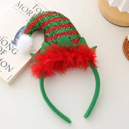 Cute Christmas Hat Cloth Hair Band