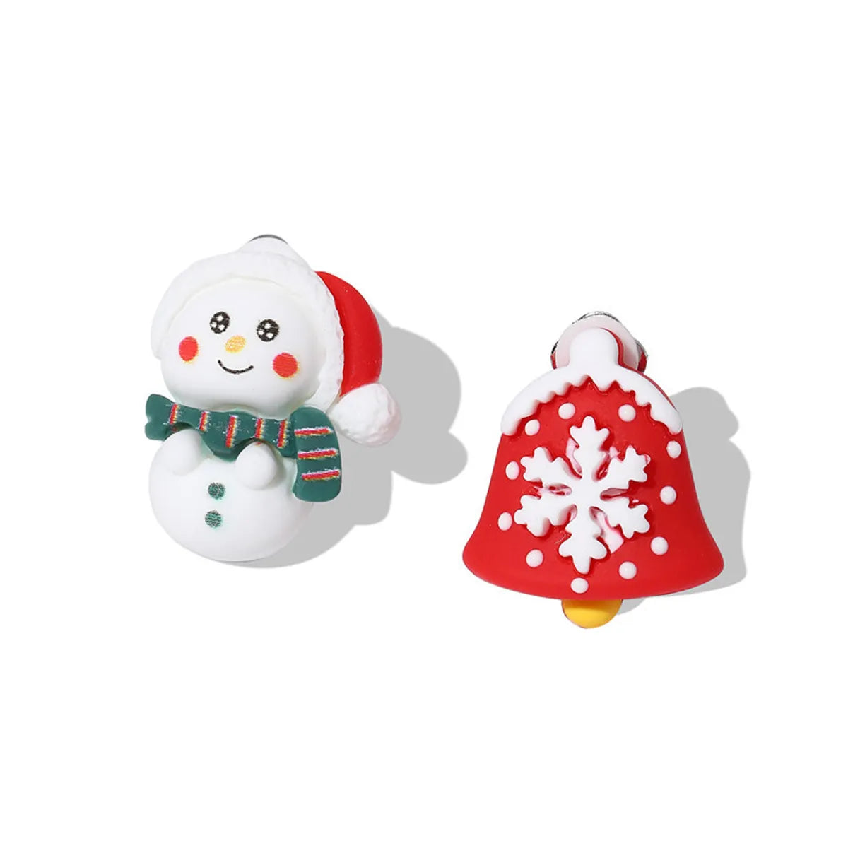 Cute Christmas Hat Resin Kid's Ear Clips 1 Pair