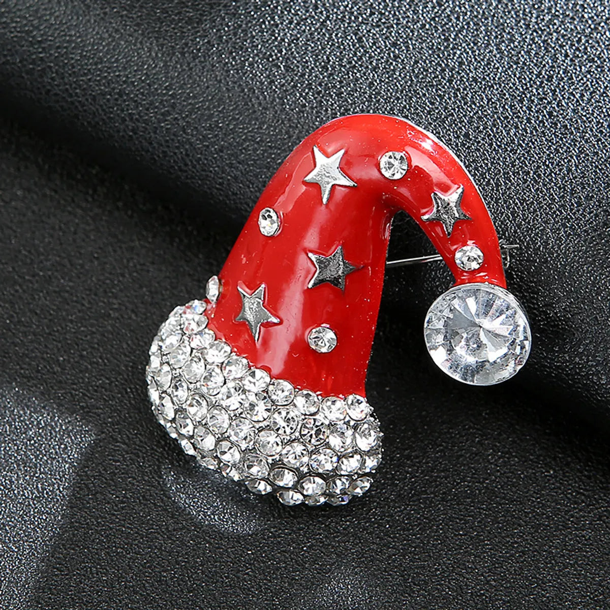 Cute Christmas Hat Santa Claus Elk Alloy Plating Men'S Brooches