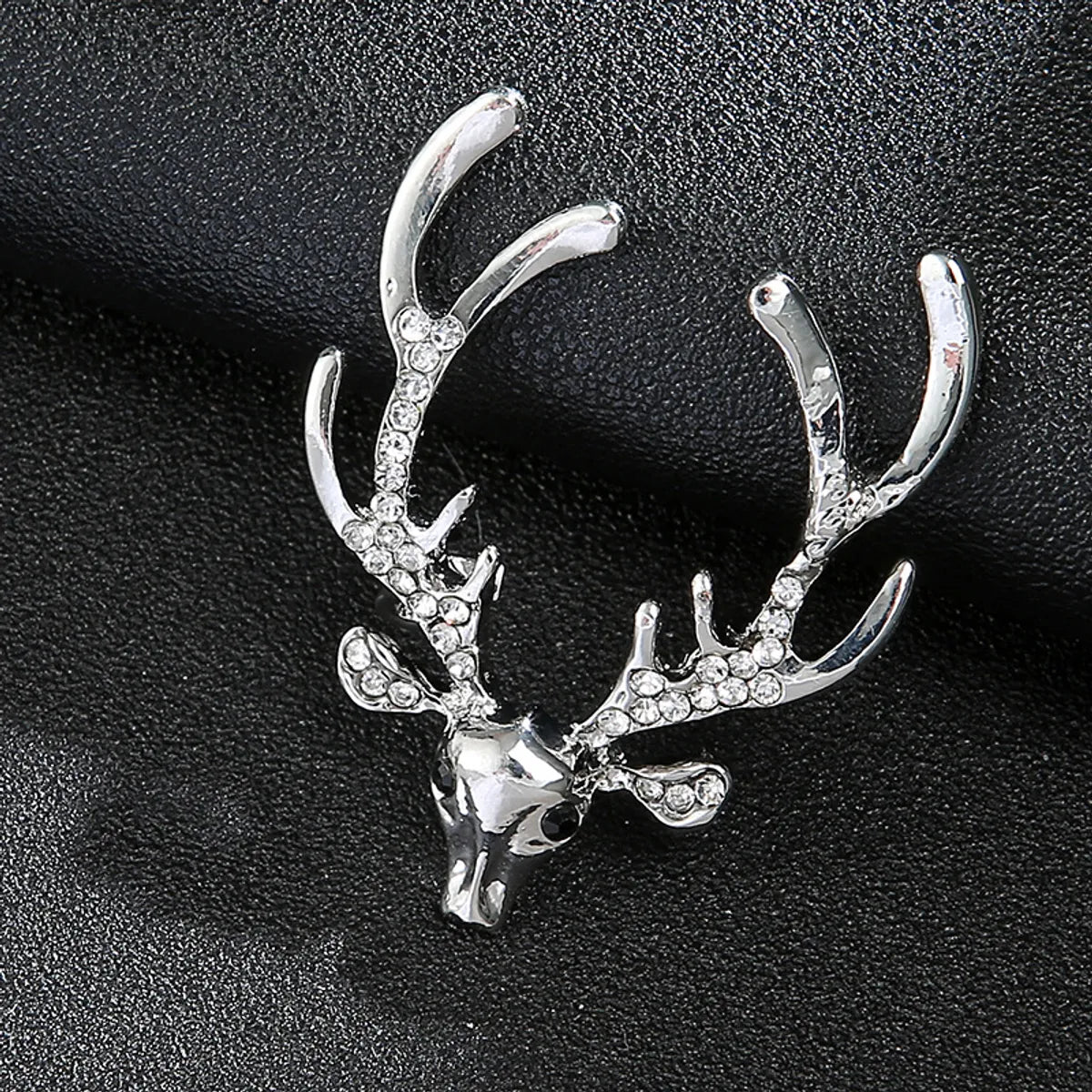 Cute Christmas Hat Santa Claus Elk Alloy Plating Men'S Brooches