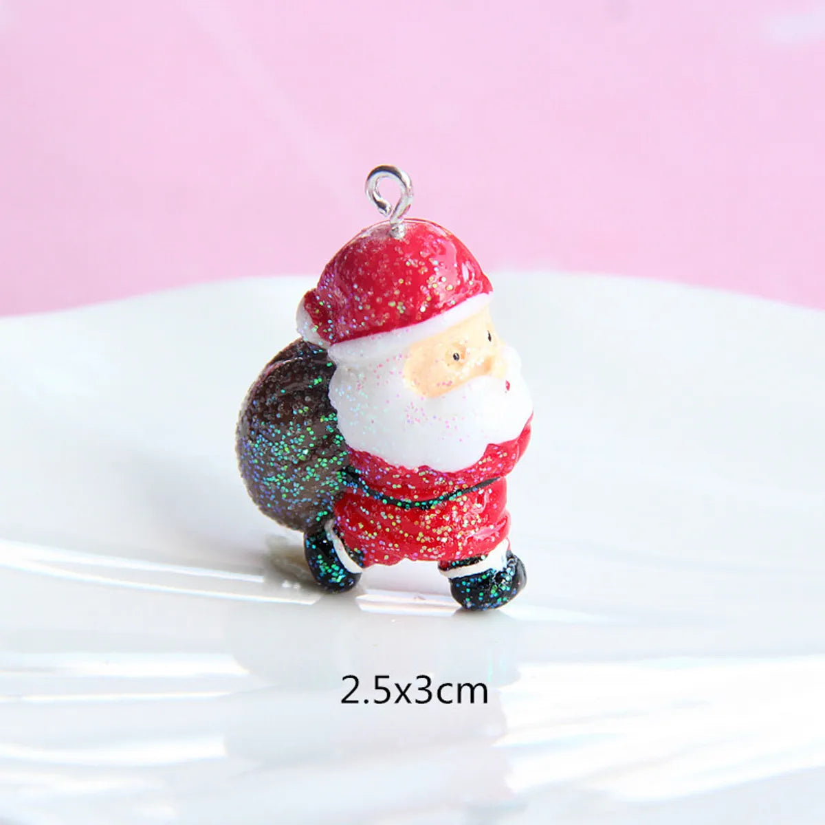 1 Piece Resin Christmas Tree Santa Claus Christmas Socks