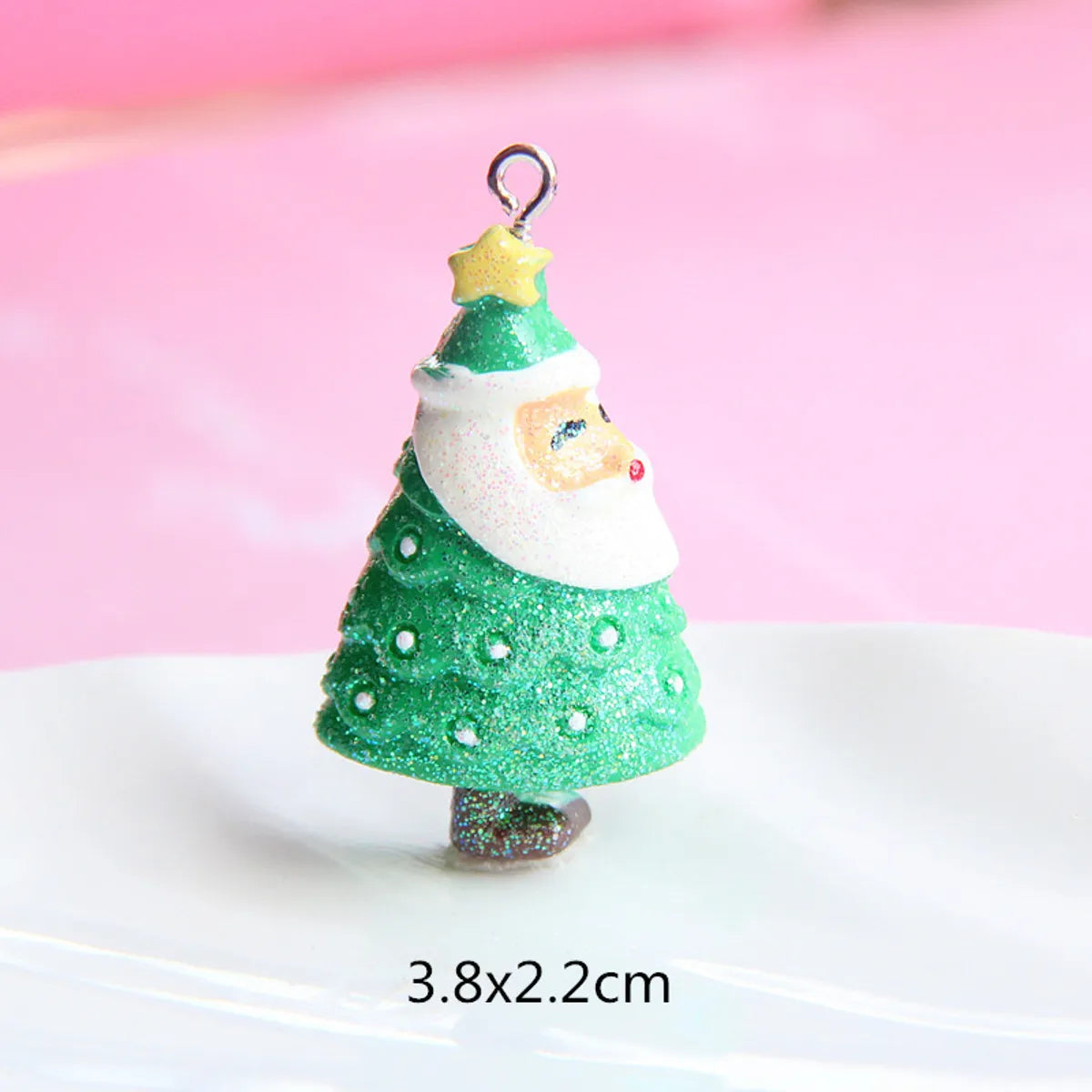 1 Piece Resin Christmas Tree Santa Claus Christmas Socks