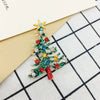 Cute Christmas Tree Snowman Elk Imitation Pearl Alloy Rhinestone Unisex Brooches