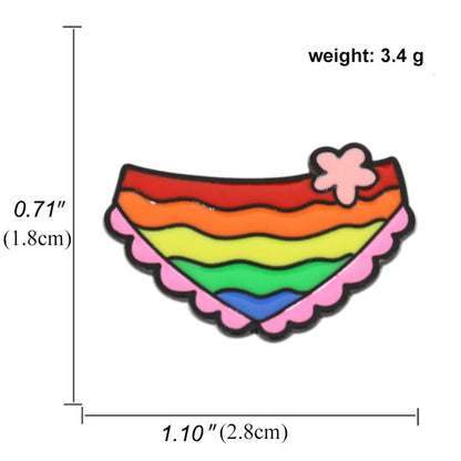 Cute Classic Style Rainbow Heart Shape Alloy Enamel Women'S Brooches