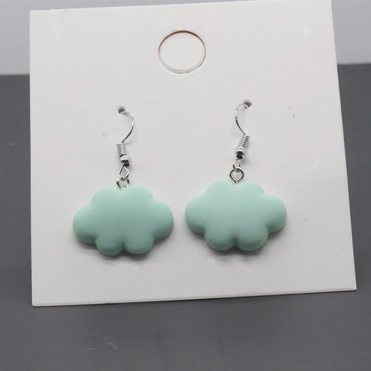 Cute Clouds Alloy Resin Women's Drop Earrings 1 Pair