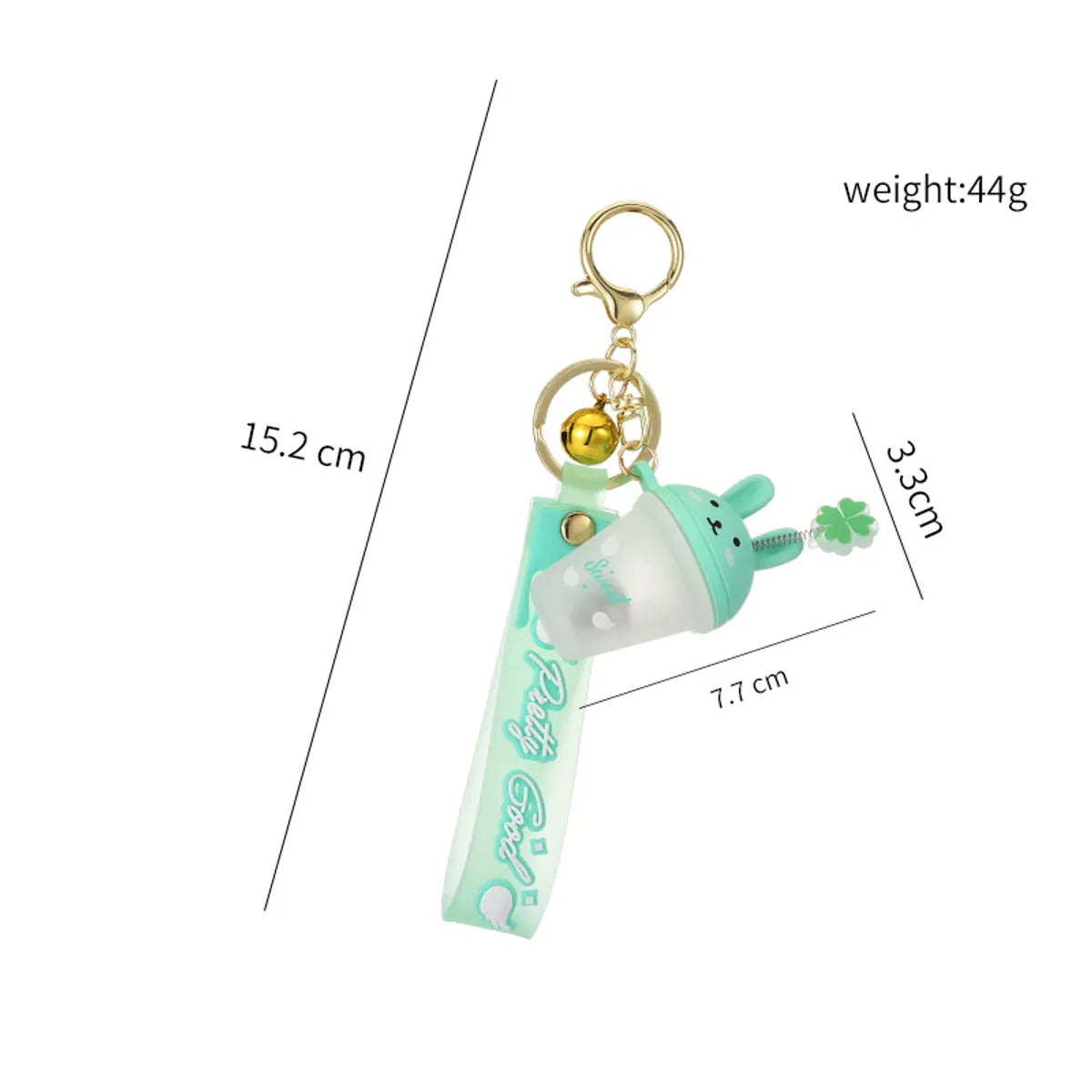 Cute Color Block Arylic Women'S Keychain