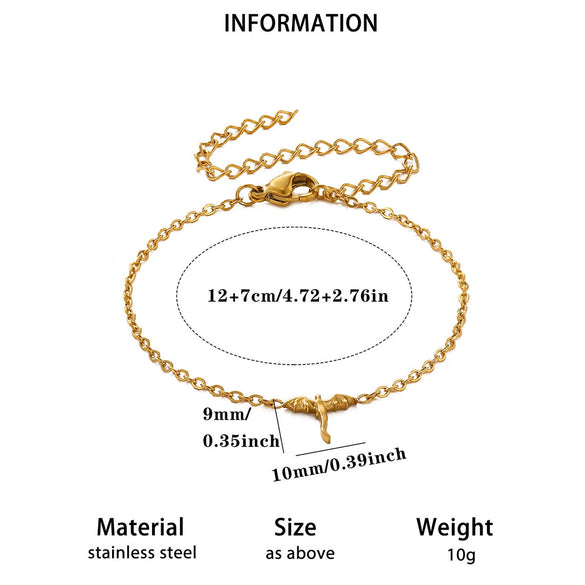 Cute Crab Bracelet In Gold Plated Stainless Steel Sweet Edgy Animal Jewelry For Women And Men