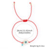 Cute Devil'S Eye Semi-Precious Stone Rope Wholesale Drawstring Bracelets