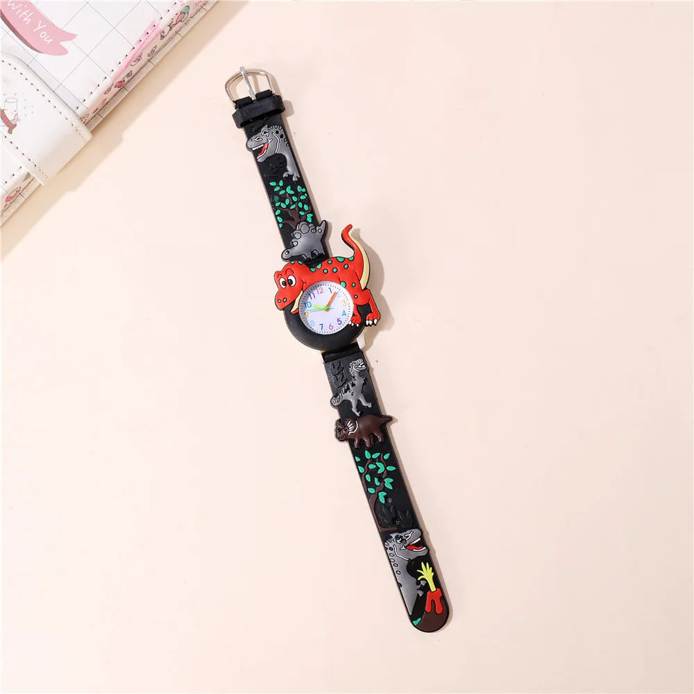 Cute Dinosaur Buckle Quartz Kids Watches