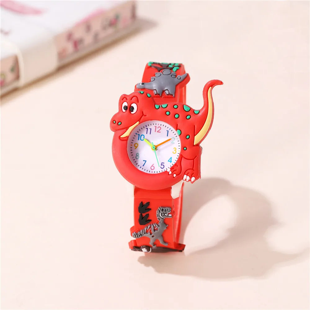 Cute Dinosaur Buckle Quartz Kids Watches