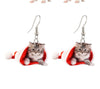 Cute Dog Cat Arylic Women'S Earrings 1 Pair