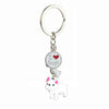 Cute Dog Metal Unisex Bag Pendant Keychain