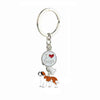 Cute Dog Metal Unisex Bag Pendant Keychain