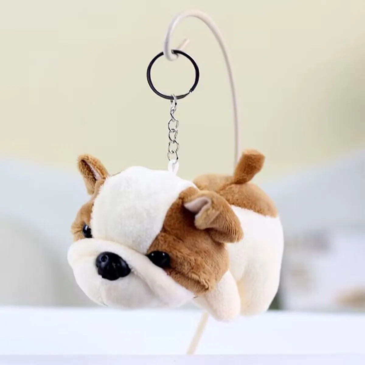 Cute Dog Pp Cotton Women'S Bag Pendant Keychain