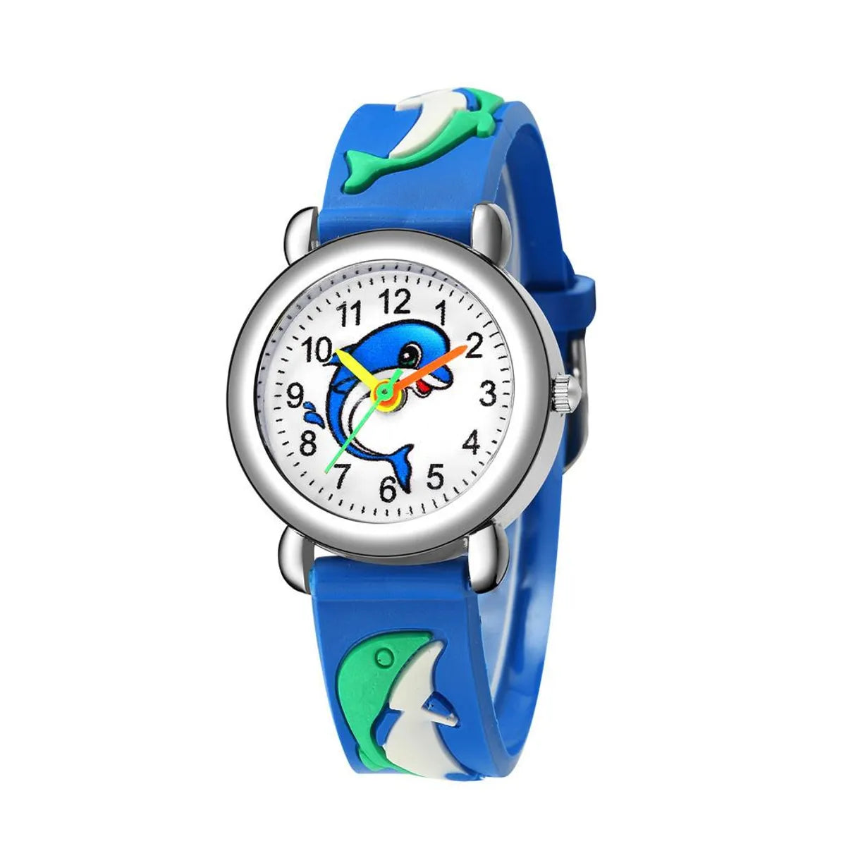 Cute Dolphin Pattern Quartz Watch Boys Girl Gift Watch Wholesale