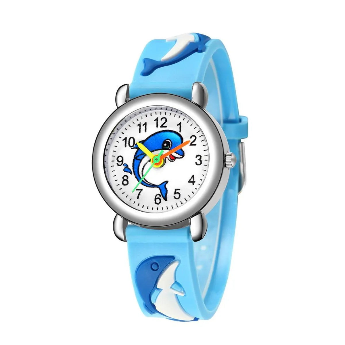 Cute Dolphin Pattern Quartz Watch Boys Girl Gift Watch Wholesale