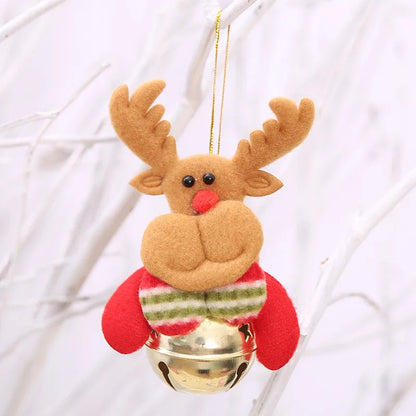 Cute Elk Cloth Christmas Bag Pendant Keychain