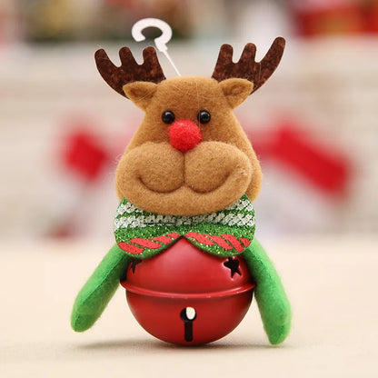 Cute Elk Cloth Christmas Bag Pendant Keychain