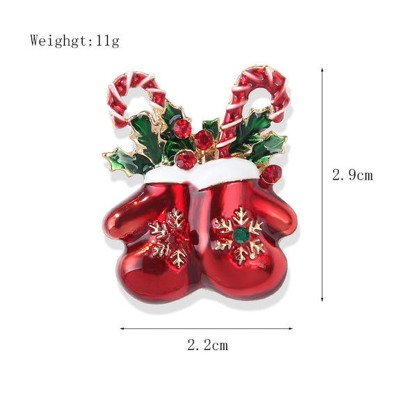 Cute Festive Bow Tie Brooch With Rhinestone Accents Zinc Alloy Decorative Pin For Women And Men