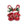Cute Festive Bow Tie Brooch With Rhinestone Accents Zinc Alloy Decorative Pin For Women And Men