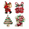 Cute Festive Bow Tie Brooch With Rhinestone Accents Zinc Alloy Decorative Pin For Women And Men