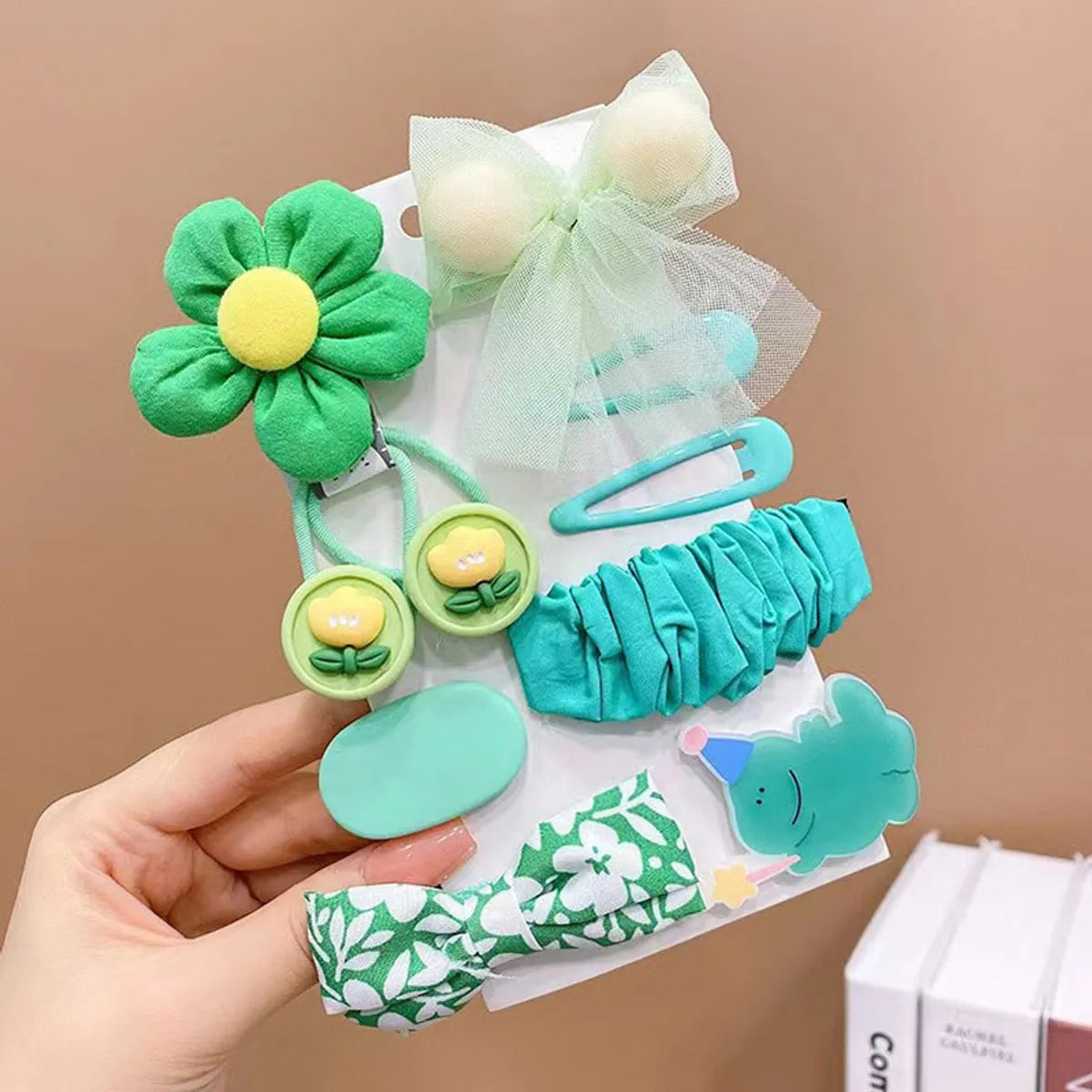 Cute Flower Acrylic Handmade Kid'S Hair Clip 1 Set