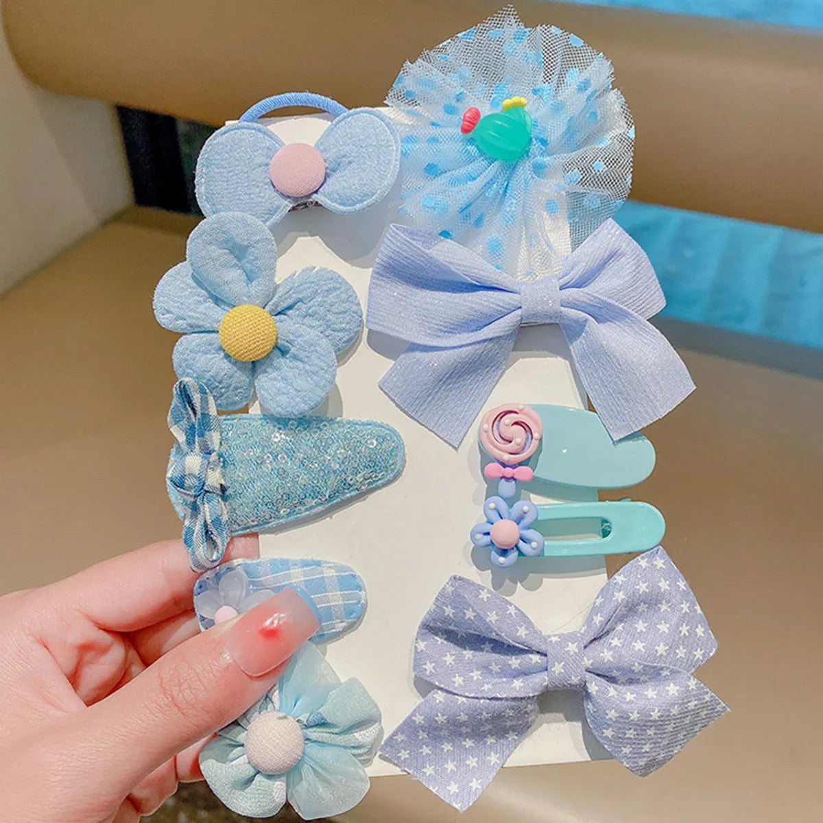 Cute Flower Acrylic Handmade Kid'S Hair Clip 1 Set