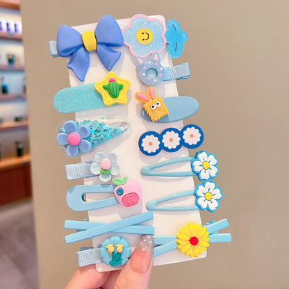 Cute Flower Acrylic Handmade Kid'S Hair Clip 1 Set