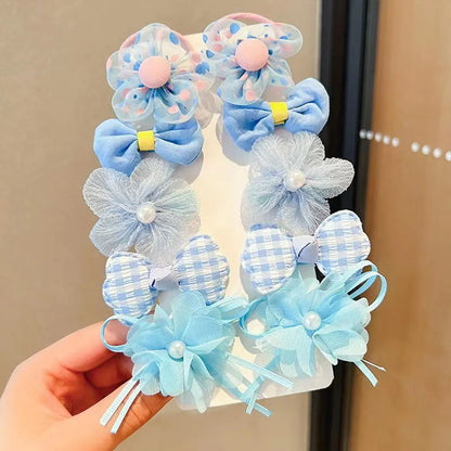 Cute Flower Acrylic Handmade Kid'S Hair Clip 1 Set