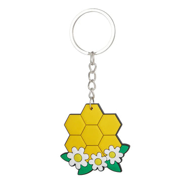 Cute Flower Bee Keychain