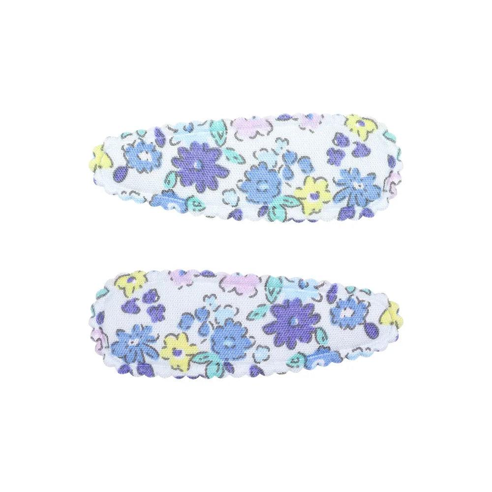 Cute Flower Cloth Hair Clip 1 Pair