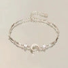 Cute Flower Rhinestones Alloy Wholesale Bracelets