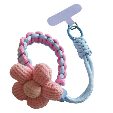 Cute Flower Rope Mobile Phone Lanyard