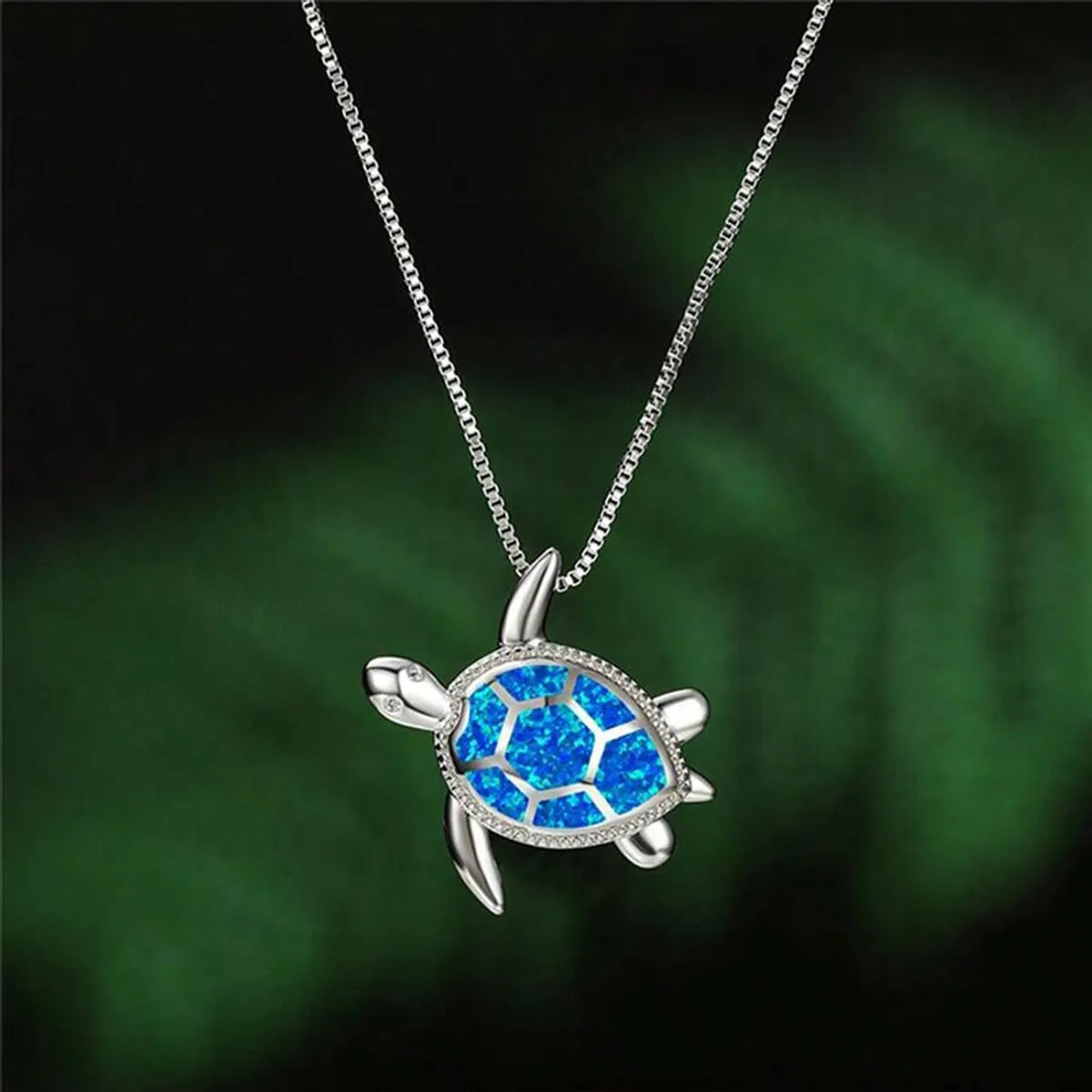 Cute French Style Beach Tortoise Alloy Wholesale Pendant Necklace