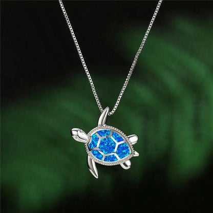 Cute French Style Beach Tortoise Alloy Wholesale Pendant Necklace