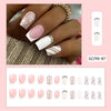Cute French Style Sweet Cartoon Starry Sky Flower Plastic Nail Patches 1 Piece